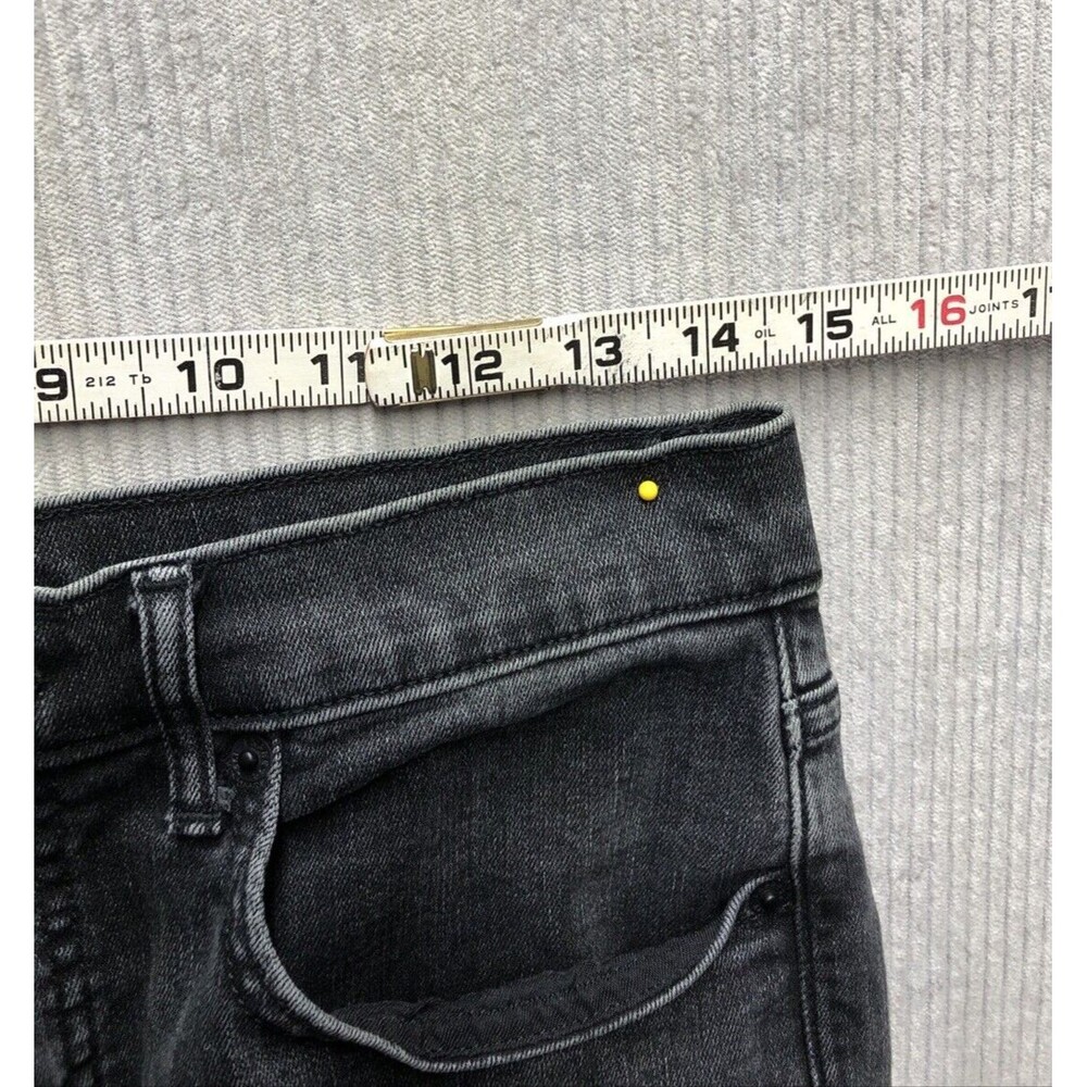 Express Women’s Jeans 10R Slim Ankle Super High Rise Black Gray Wash - Picture 5 of 14